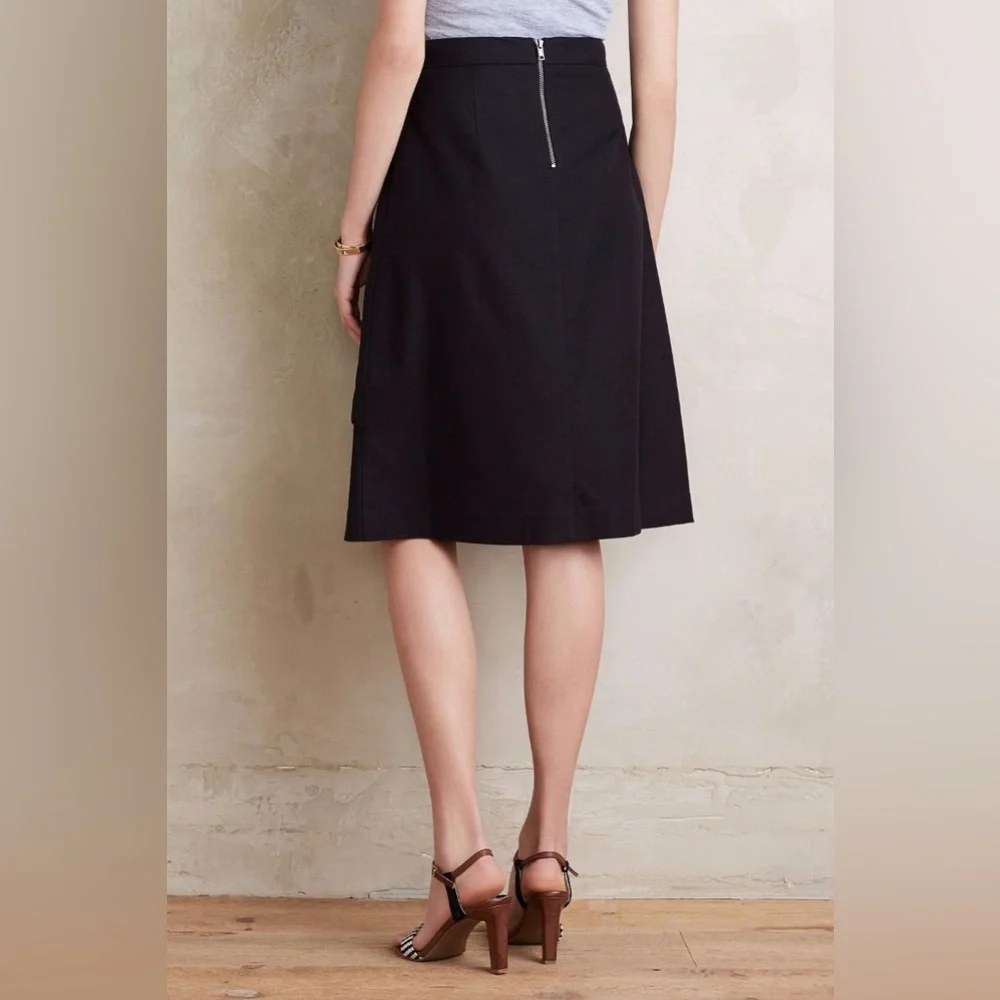 ✨ NWOT Anthropologie Origami Skirt Sz 4P - Picture 3 of 4
